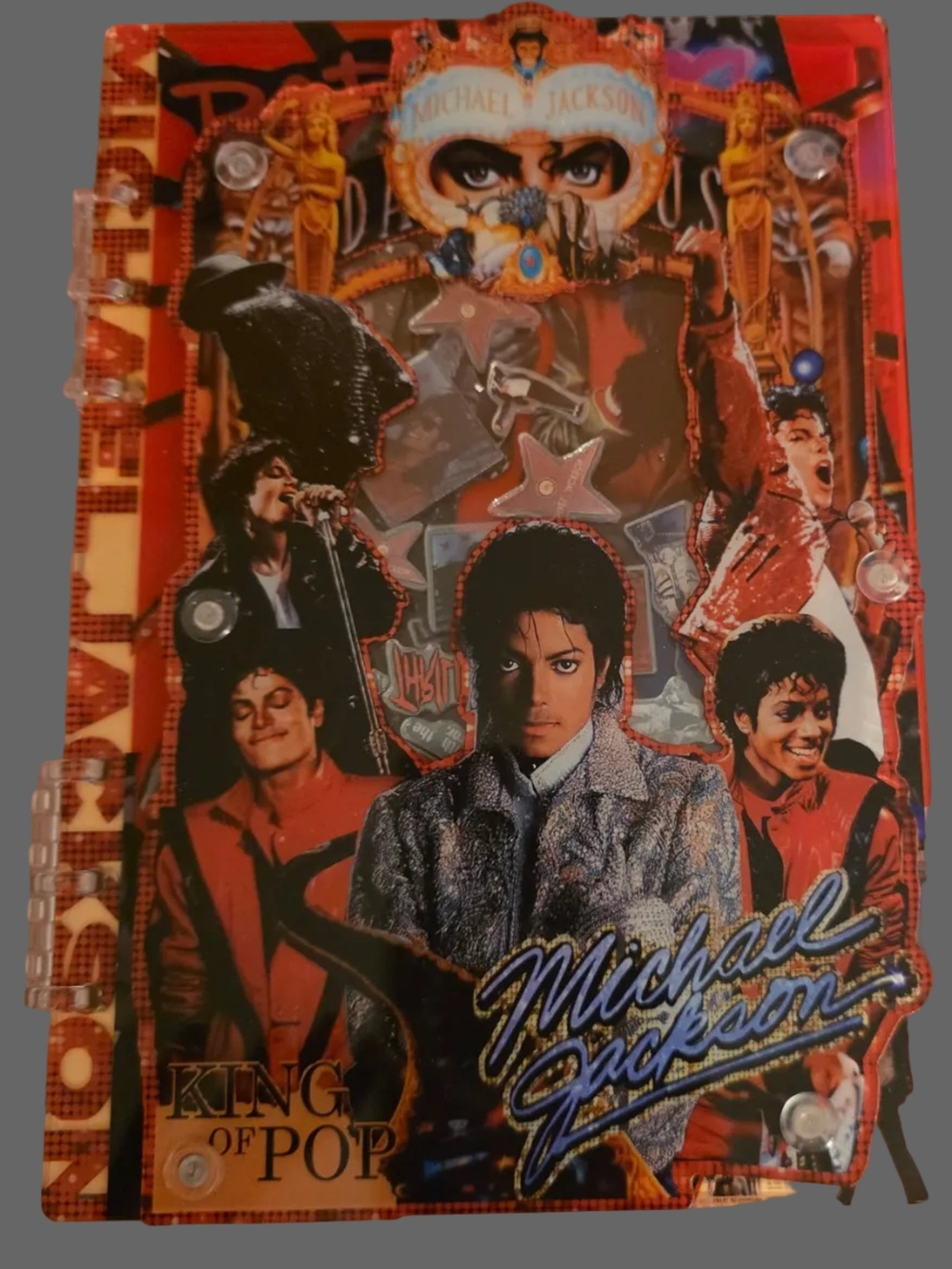 Michael Jackson Acrylic Shaker A5 Notebook